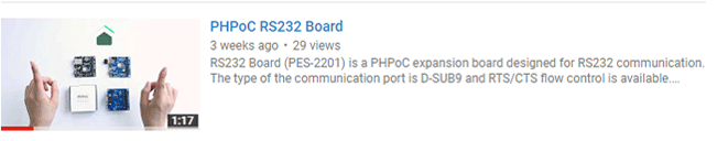 phpoc RS232 Board